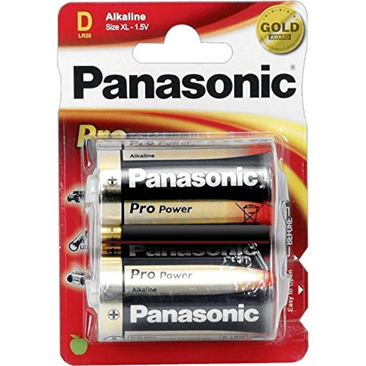 Panasonic Pro Power Alkali-Batterie (Mono D, LR20, 2er Pack) – Bild 2