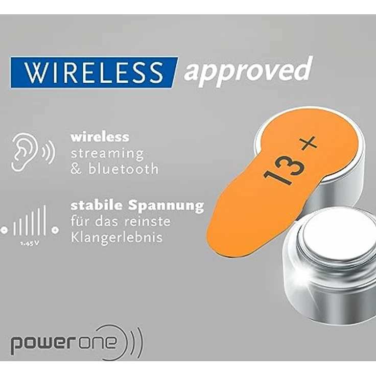 Varta PowerOne P 13 - Hörgerätebatterie PR48 - 310 mAh 1,4 V (60 Stück) – Bild 6