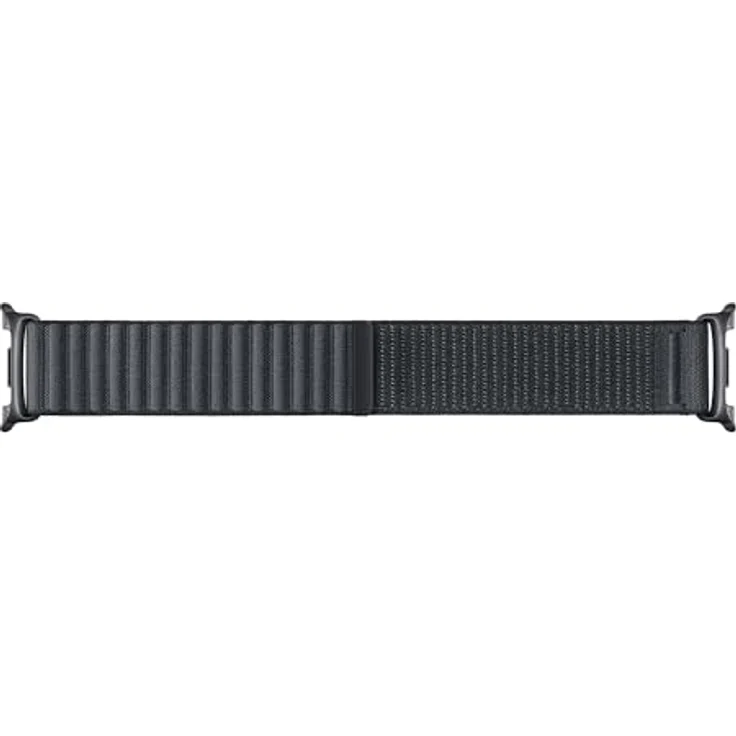 Samsung Fabric Band ET-SVL32, Uhrenarmband aus weich gewebtem Nylon mit Klettverschluss, flexible Armbandlänge, für Galaxy Watch8 | Watch8 Classic, Graphite – Bild 2