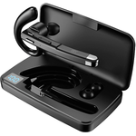 ISY IBO-3000, In-ear Bluetooth Headset mit Ladecase, 30 Stunden Akkulaufzeit, Schwarz