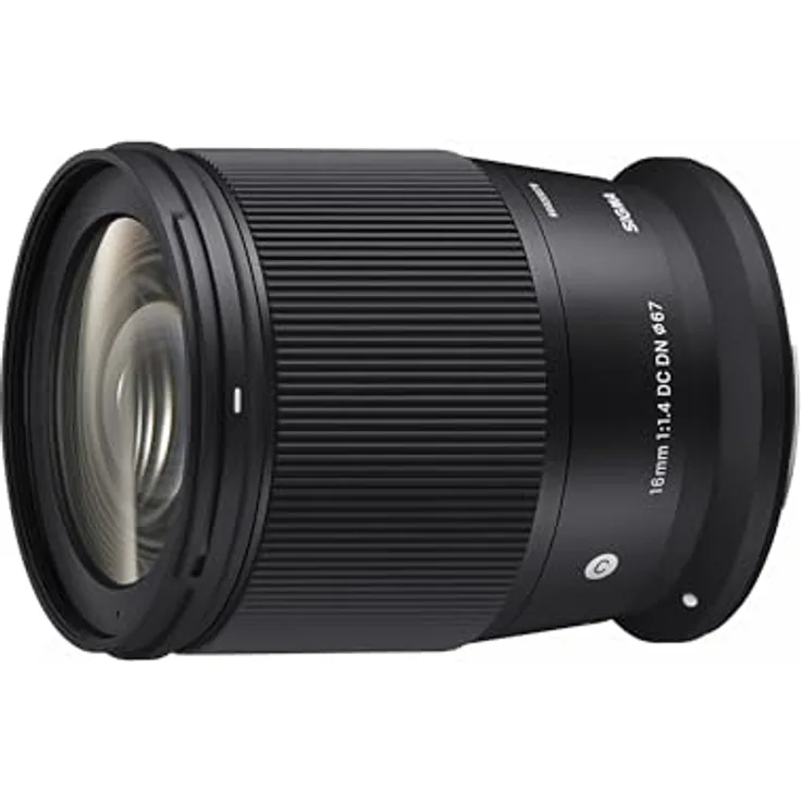 Sigma 16mm F1.4 DC DN Contemporary, Weitwinkel-Objektiv für Canon RF-Mount, staub- und spritzwassergeschützt, leiser Autofokus, für Natur- und Landschaftsfotografie