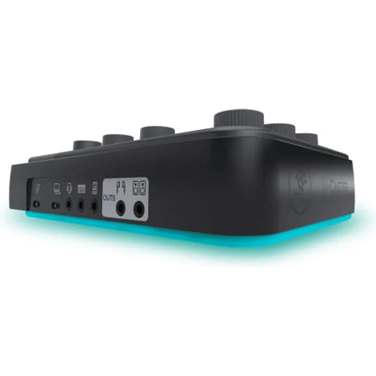 Mackie M-Caster Live, tragbarer Studio- und Livemixer mit ContourFX, StreamFX und RGB-Beleuchtung, Schwarz – Bild 5