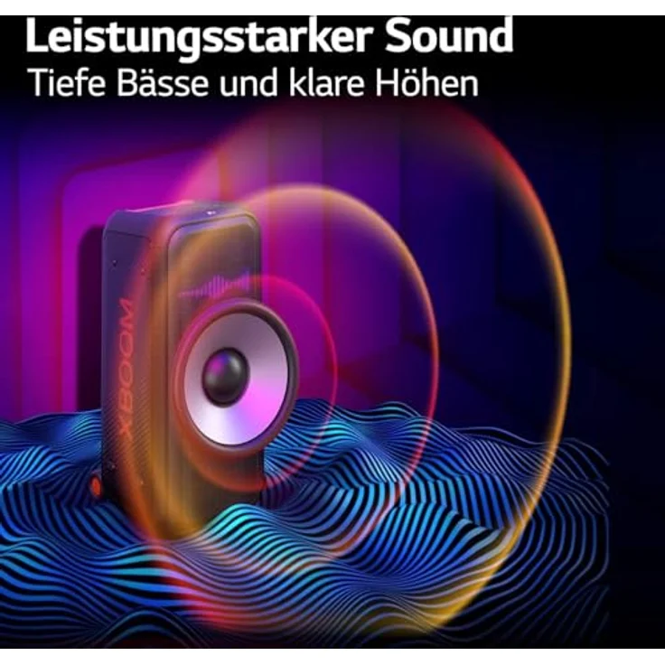 LG Tragbare Bluetooth-Lautsprecher DXL7T, leistungsstarker Bluetooth Lautsprecher mit kompakter Bauweise – Bild 11