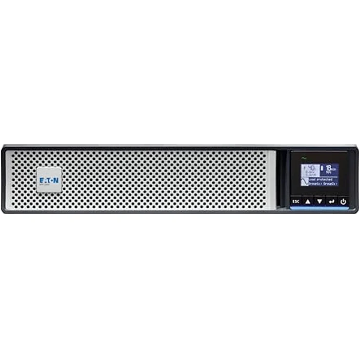 Eaton 5PX 2200i RT2U Netpack G2, Line-Interaktiv USV, 2200 VA, 2200 W, Eaton - Rack-/Tower-USV mit LCD-Display und hoher Effizienz – Bild 1