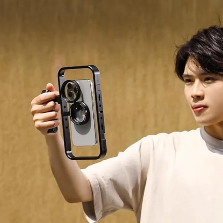 Ulanzi MG-001 Magnetisches Video Rig Smartphone Cage Rahmen für kompatible Handys – Bild 3