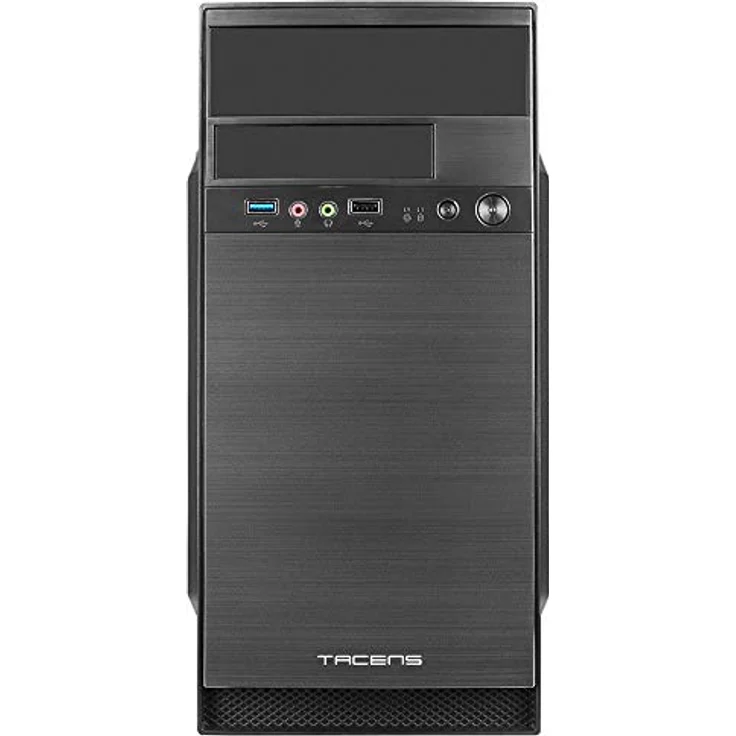 Tacens Anima AC4 500, Micro ATX PC-Gehäuse mit 500W Netzteil, Schwarz, mit USB 3.0 und Platz für VGA bis 310mm – Bild 3