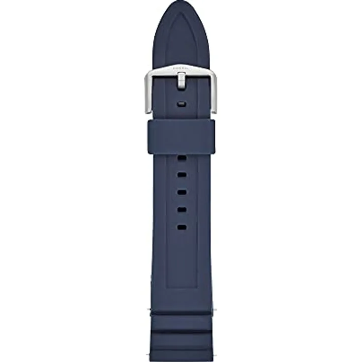 Fossil Armband für Herren 22mm Anstoßbreite, Silikonarmband, S221302