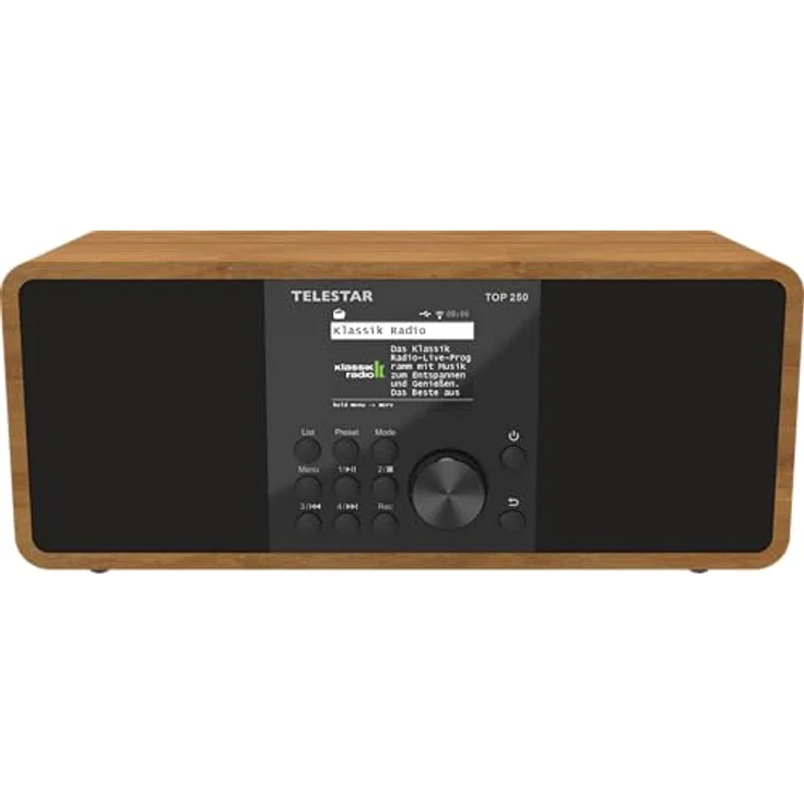 Telestar TOP 250, Internetradio mit DAB+, FM, Bluetooth 5.3, WLAN, braun – Bild 2
