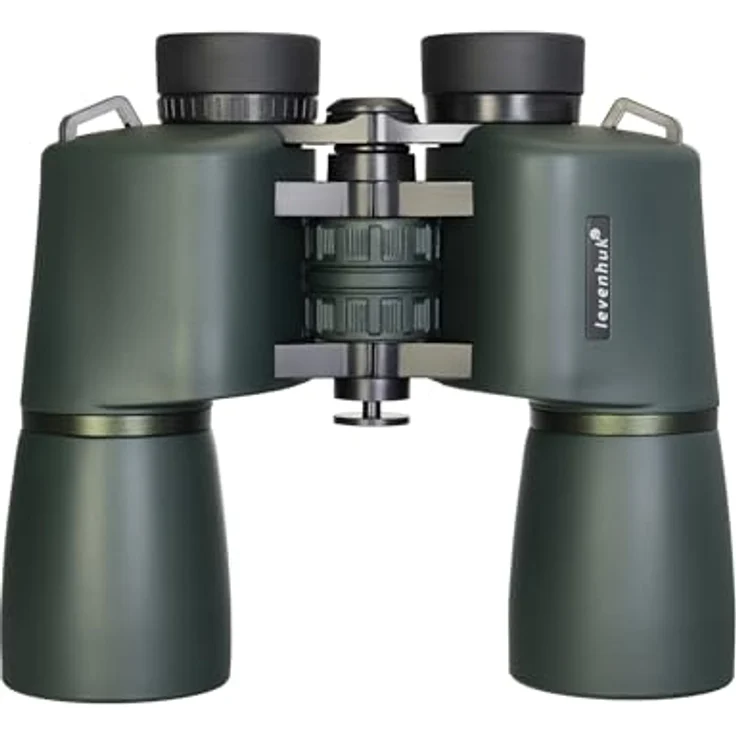 Levenhuk New Sherman PRO 16x50 Fernglas, 16x Vergrößerung, 50mm Objektiv, wasserdicht, olivgrün/schwarz – Bild 3
