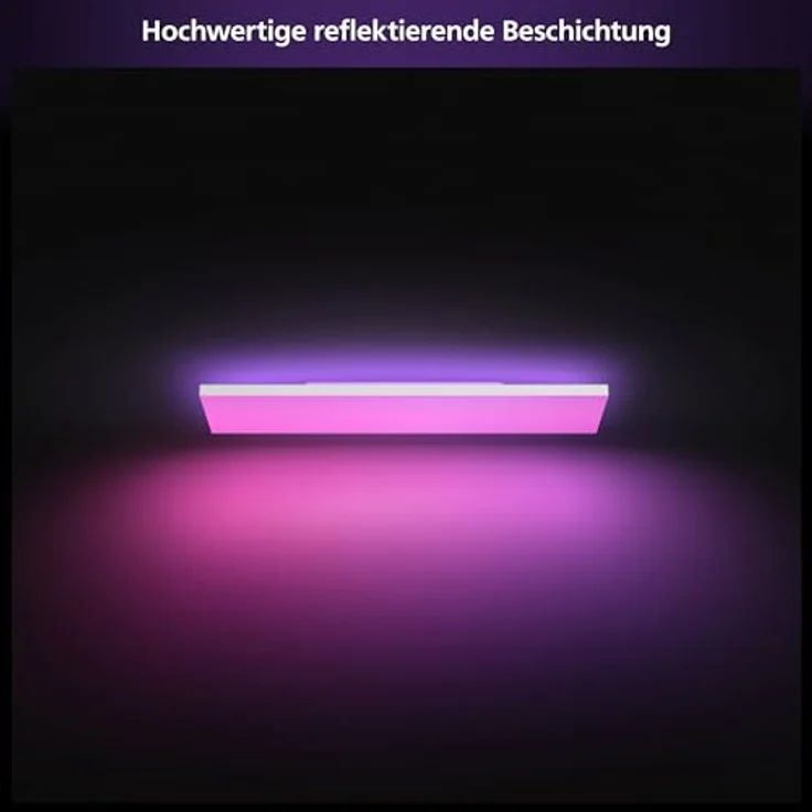 Philips Hue Datura smarte Panelleuchte (rechteckig 30 x 120 cm), weißes & farbiges Licht, Bluetooth kompatibel, Sprachsteuerung mit Alexa, Apple Home & Google Assistant – Bild 2