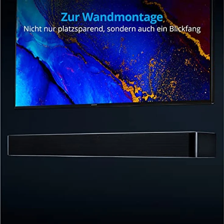MEDION P61155 2.0 Soundbar mit Bluetooth (inkl. Fernbedienung, Touch-Steuerung, HDMI (ARC), AUX, optischer Eingang, 2 x 30 W RMS) – Bild 5