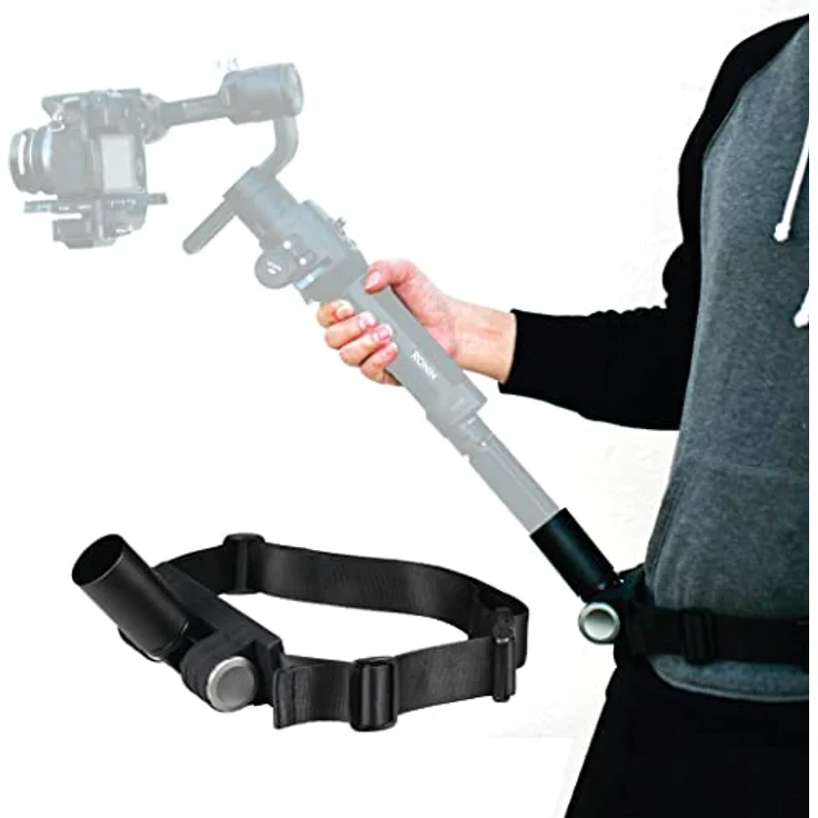 MoGoPod MogoCrane Gürtel-Set (Farbe + Becher aus Aluminium) für Stabilisator DJI Ronin und Stativ Monopode robust Halterung drehbar – Bild 2