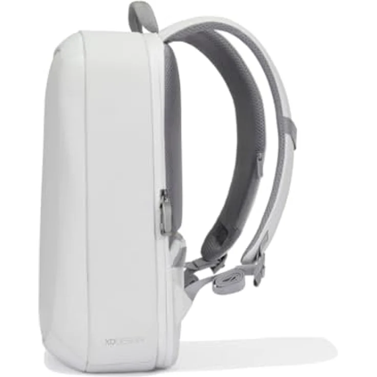 XD Design Bobby Edge Business-Rucksack, 46 cm Laptopfach aus 100% PET, in Off White – Bild 3