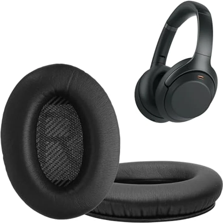 kwmobile Kopfhörer (2x Ohrpolster für Bose Quietcomfort - Kunstleder Ersatz Ohr Polster für Overear Headphones) – Bild 9