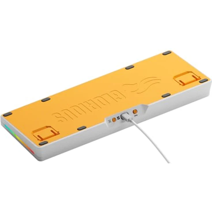 Glorious GMMK 3 HE 65% Custom Gaming-Tastatur - Pre-Built, ANSI (US), Fox HE Switches, kabelgebunden, RGB-Hintergrundbeleuchtung, weiss – Bild 13