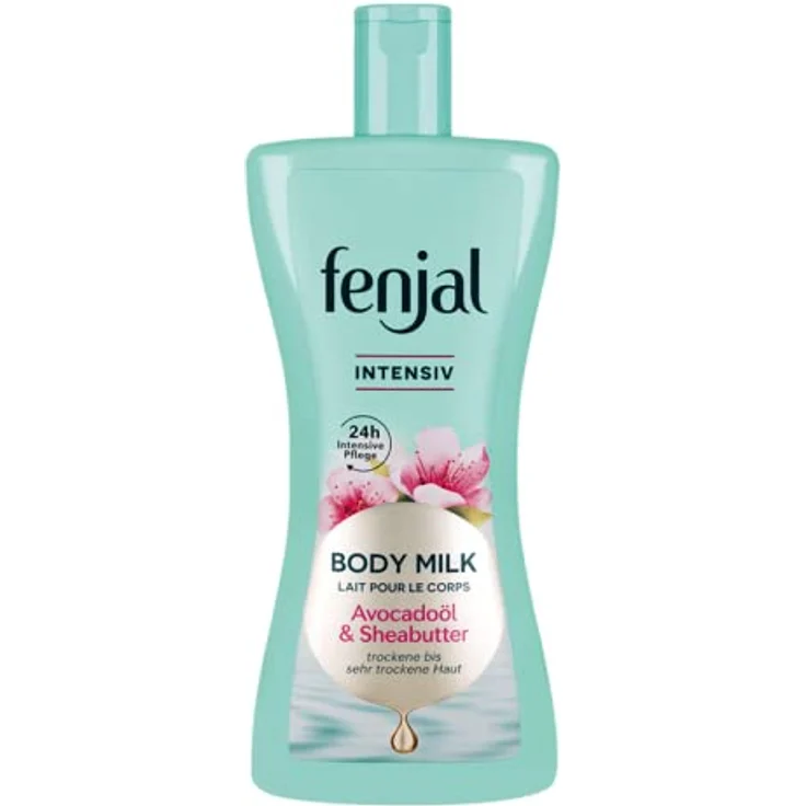 Fenjal Body Milk - 400 ml, vegane Pflege mit Avocadoöl und Sheabutter, 24h Feuchtigkeit, normale bis sehr trockene Haut - Intensiv – Bild 1