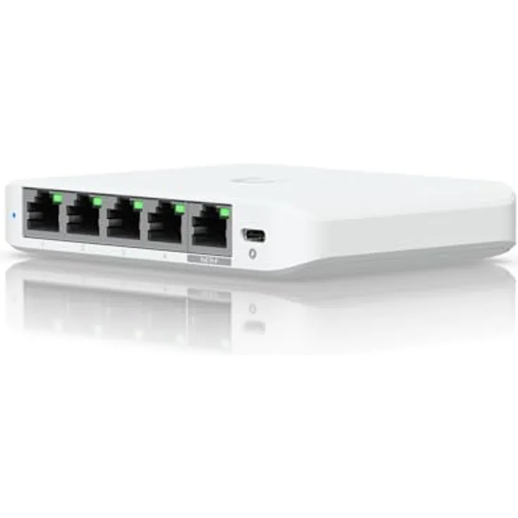 Ubiquiti UniFi Switch Flex Mini, 2,5 Gigabit Netzwerk-Switch, kompakt und leistungsstark
