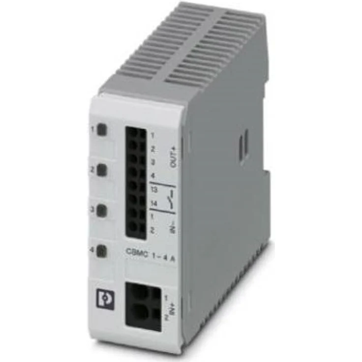 Phoenix Contact 2906031 Stromunterbrecher, Multikanal Schutzschalter für 4 Lasten, 24 V DC, DIN-Schienen Montage