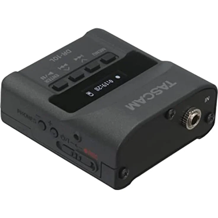 Tascam DR-10L Diktiergerät, mit Flash-Speicherkarte, schwarz (10 Stunden Aufnahme: High Quality (HQ), Low Quality (LQ), Super High Quality (SHQ), PCM, WAV, 88 dB, 20-22000 Hz, USB) - Preisvergleich – Bild 6