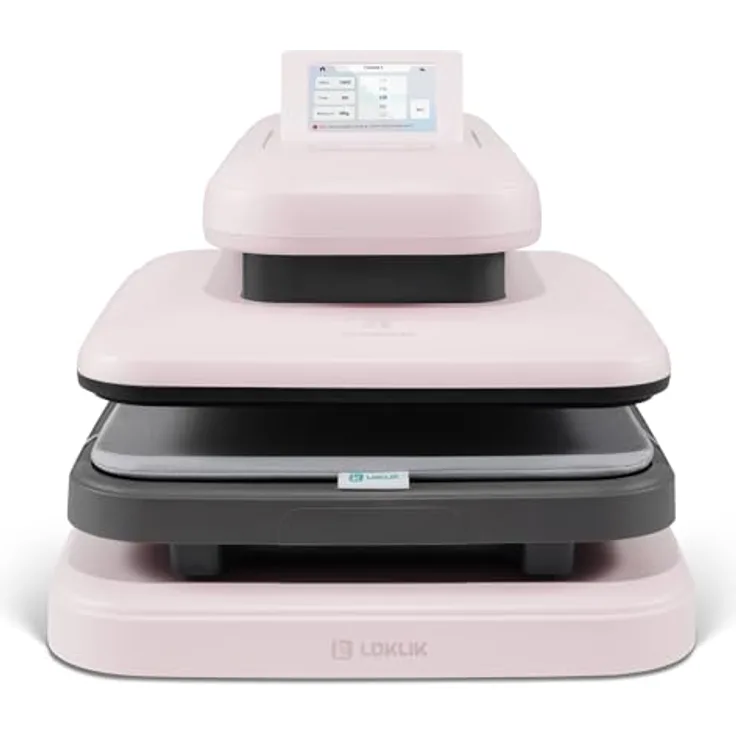 LOKLiK ImPress Auto Heat Press 2, Transferpresse mit 38x38 cm Heizplatte, bis 210° Temperatur, 1500W Leistung