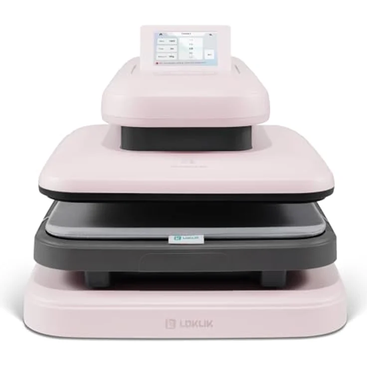 LOKLiK ImPress Auto Heat Press 2, Transferpresse mit 38x38 cm Heizplatte, bis 210° Temperatur, 1500W Leistung – Bild 1