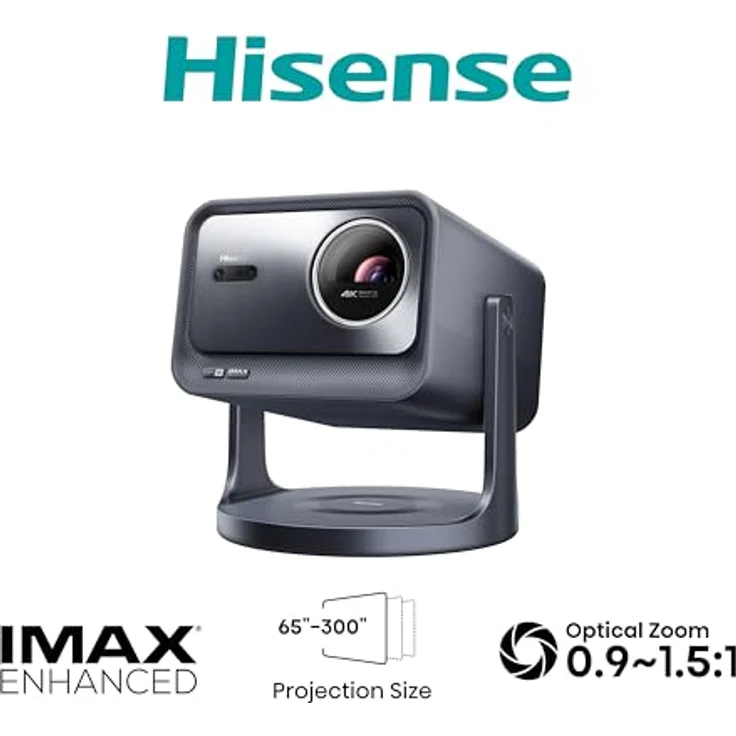 Hisense C2-Pro 4K Beamer – 3.840x2.160 Pixel, 2.600 ANSI-Lumen, 2.000:1 Kontrast, 20.000 Std. Lampe, WLAN – Bild 3