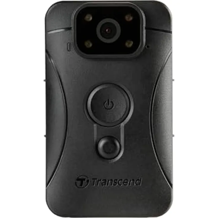 Transcend 1080P Körperkamera DrivePro Body 10, Full-HD Action-Cam mit 64GB microSD