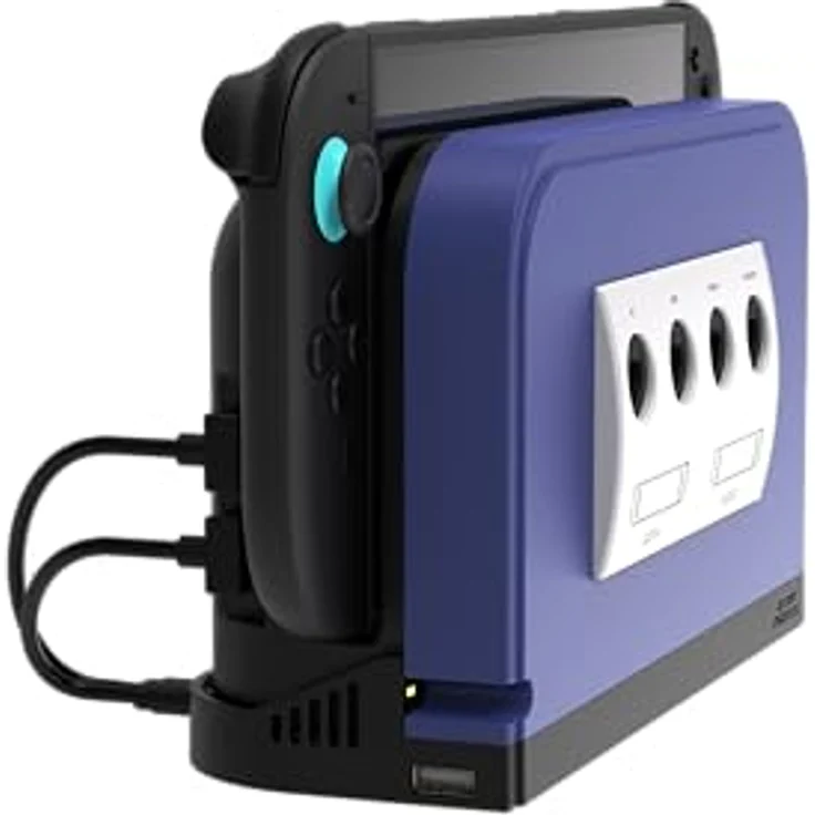 Retro Fighters RF Battle Dock für Nintendo Switch 2, Adapter mit 4 GameCube-Controller-Ports und austauschbaren Faceplates – Bild 5