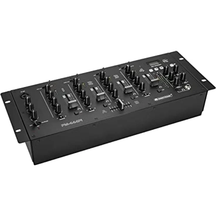 OMNITRONIC PM-444Pi 4-Kanal-DJ-Mixer mit Player & USB-Interface | 4-Kanal-DJ-Mixer mit Bluetooth, MP3-Player und USB-Schnittstelle – Bild 1
