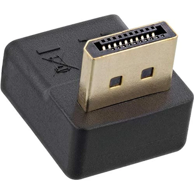 InLine® DisplayPort Adapter, DisplayPort Stecker/Buchse, nach unten gewinkelt, 17199U – Bild 2