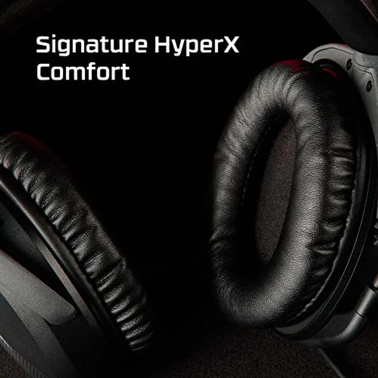 HyperX Cloud Stinger 2 – Größe neu definiert, Leichtes Over-Ear-Headset mit Mikrofon, Stummschaltung durch Wegklappen des Mikrofons, 50mm-Treiber, PC kompatibel, Schwarz – Bild 3