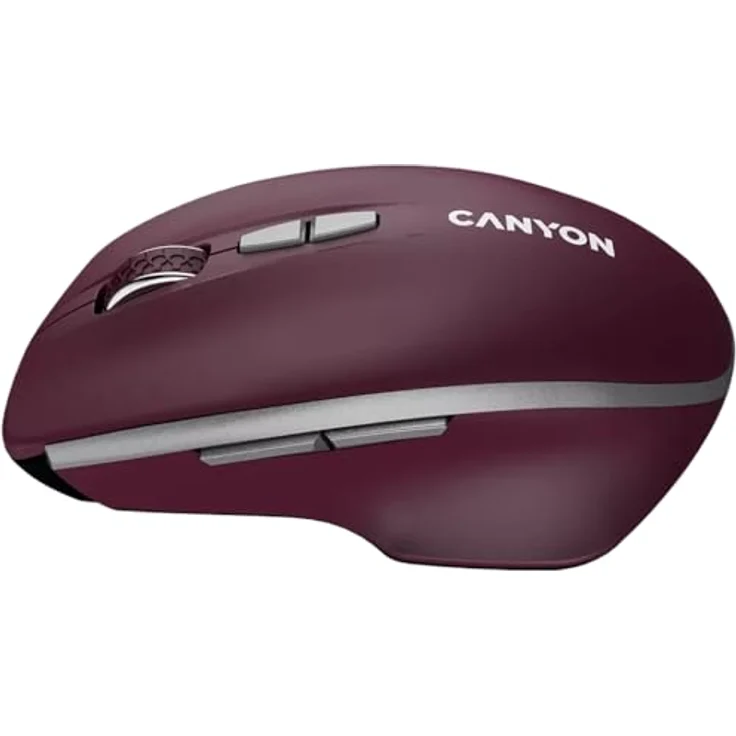 Canyon MW-21, Kabellose optische Maus mit „blauem LED“-Sensor, 3 DPI-Stufen, rot – Bild 2
