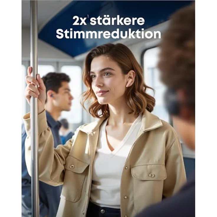 soundcore Liberty 5, kabellose Earbuds mit Noise Cancelling, 2X stärkere Stimmreduktion, Dolby Audio, 6 Mikrofone für klare KI-Telefonate, 12h Akkulaufzeit, Schnellladefunktion – Bild 2