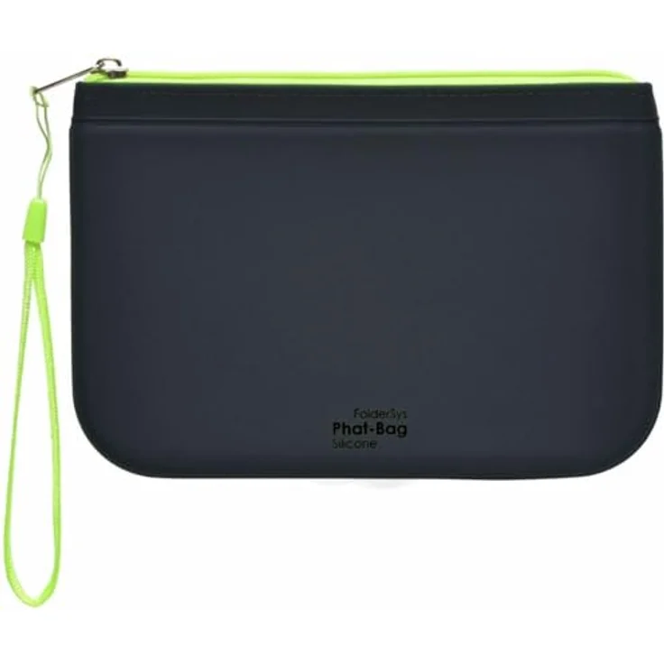Silikon-Reißverschluss-Beutel Phat-Bag", A6, grau opak" – Bild 2
