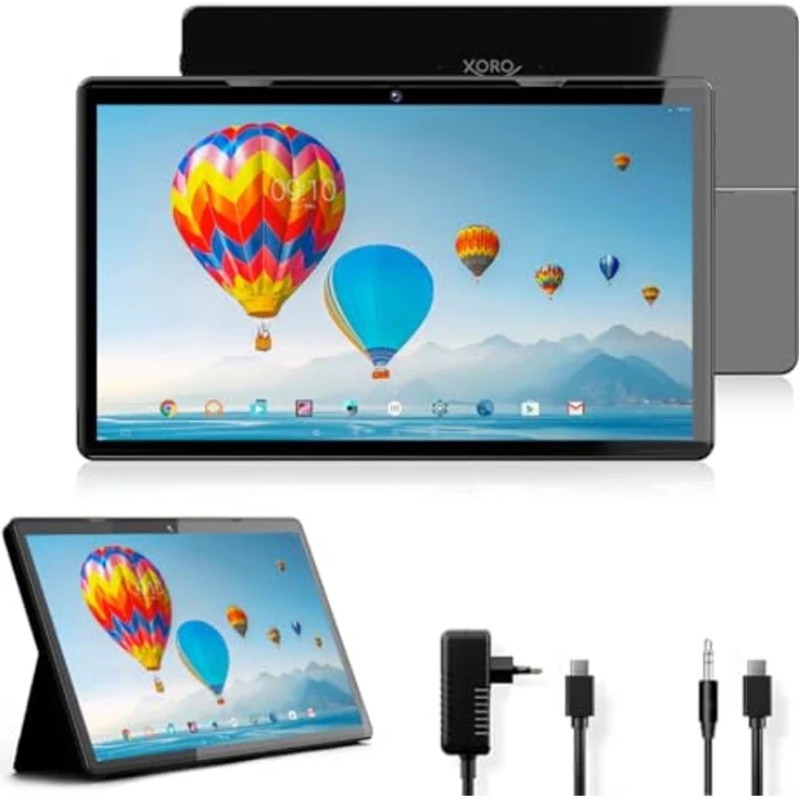 13.3 Zoll XORO MegaPAD 1333 Pro TabletPC mit FullHD IPS Display, Android 13, 10.000 mAh Akku, 2.0GHz 64Bit OctaCore CPU, 6 GB RAM, 128 GB Flash, 5G WiFi, Bluetooth, Kartenleser, 5 MP Kamera, USB-C – Bild 2