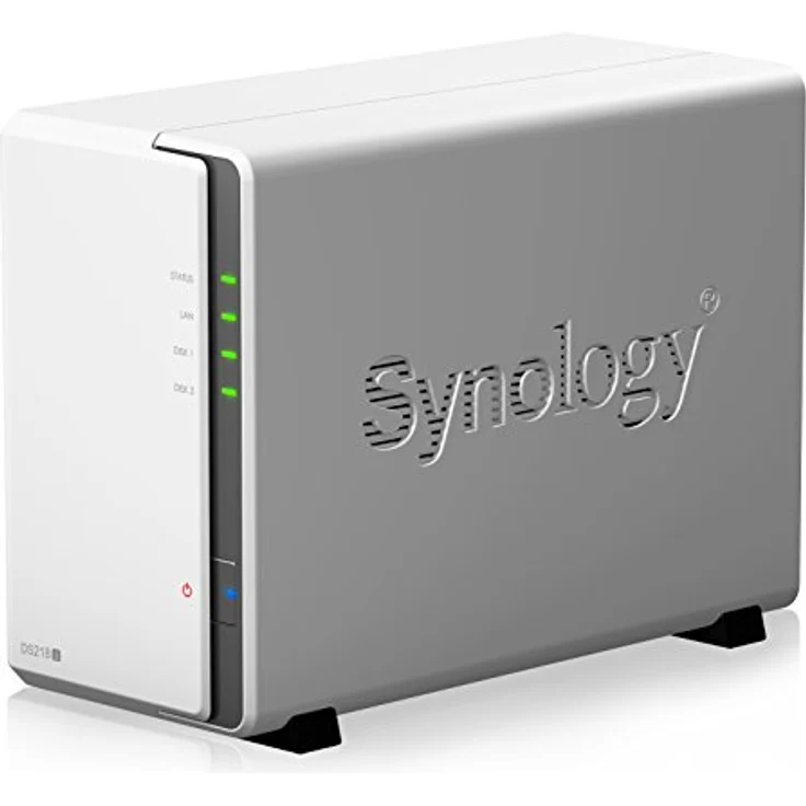 Synology DS218J-8TB-RED 8TB (2x 4TB WD Rot) 2 Bay Desktop NAS-Einheit – Bild 2