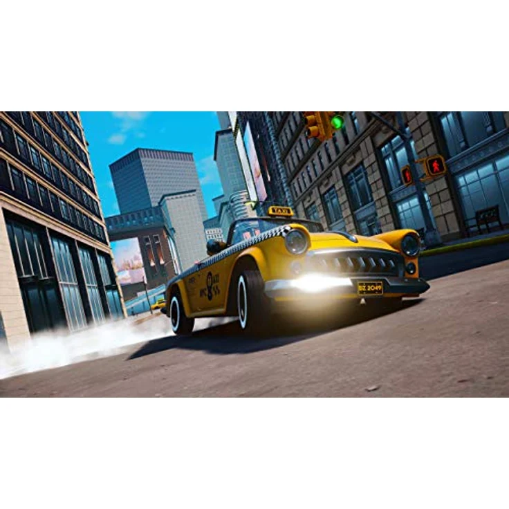 Mindscape Taxi Chaos Racing Wheel Bundle, Nintendo Switch Spiel + Volante (Code in Box) – Bild 5