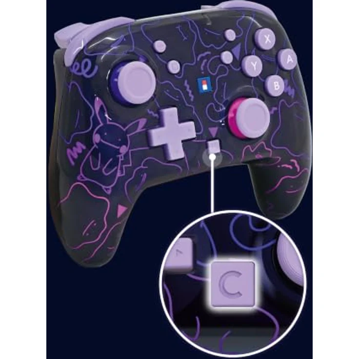 Hori NSX-151E, kabelloses Gamepad für Nintendo Switch, Nintendo Switch OLED, Nintendo Switch Lite, programmierbare Tasten, Turbo-Taste, Capture-Button, D-Pad, Reichweite 10 m – Bild 9