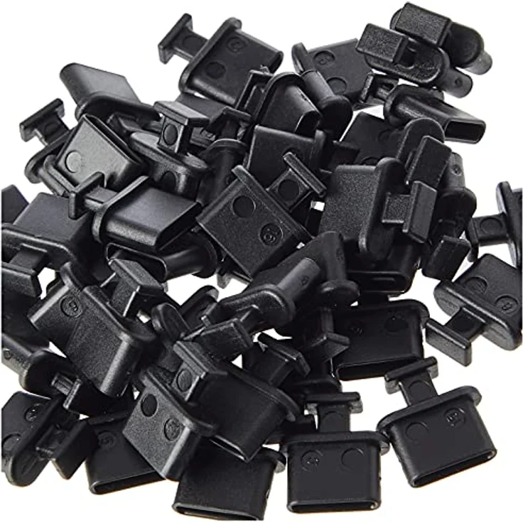 InLine 59948M50er Pack Staubschutz, für USB Typ-C Buchse, schwarz – Bild 4