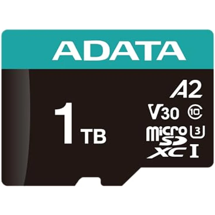 ADATA AUSDX1TUI3V30SA2-RA1 Memory Card 1 TB MicroSDXC UHS-I, AUSDX1TUI3V30SA2-RA1 - Speicherkarte ADATA 1 TB MicroSDXC UHS-I – Bild 1