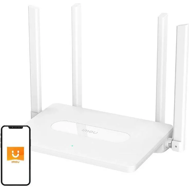 Imou AC1200 Dual-Band Wi-Fi Router, bis zu 1200 Mbit/s, Unterstützung für IPTV, QoS und WPA2-PSK-Sicherheit
