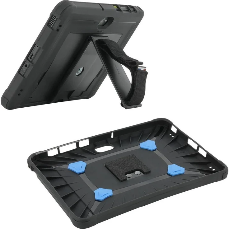 Mobilis PROTECH Case für Galaxy Tab Active5 Pro, robuste Tablet-Hülle mit Kickstand, Schwarz, militärischer Fallschutz, ergonomisch und flexibel