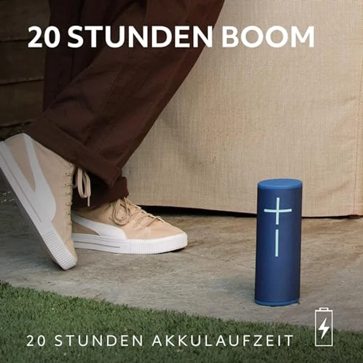 Ultimate Ears MEGABOOM 4 - Schwarzer mobiler Bluetooth-Lautsprecher mit 360-Grad-Sound, 20-Stunden Akku und 45m Reichweite – Bild 3