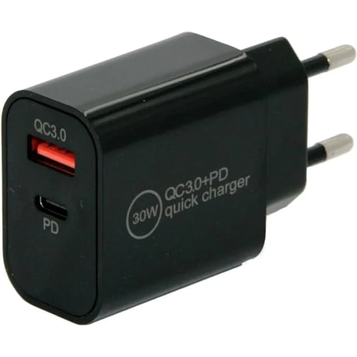 IWH USB-Ladegerät 30 W Steckdose, Innenbereich Anzahl Ausgänge: 2 x USB 3.0, USB-C® Buchse (Power Delivery)