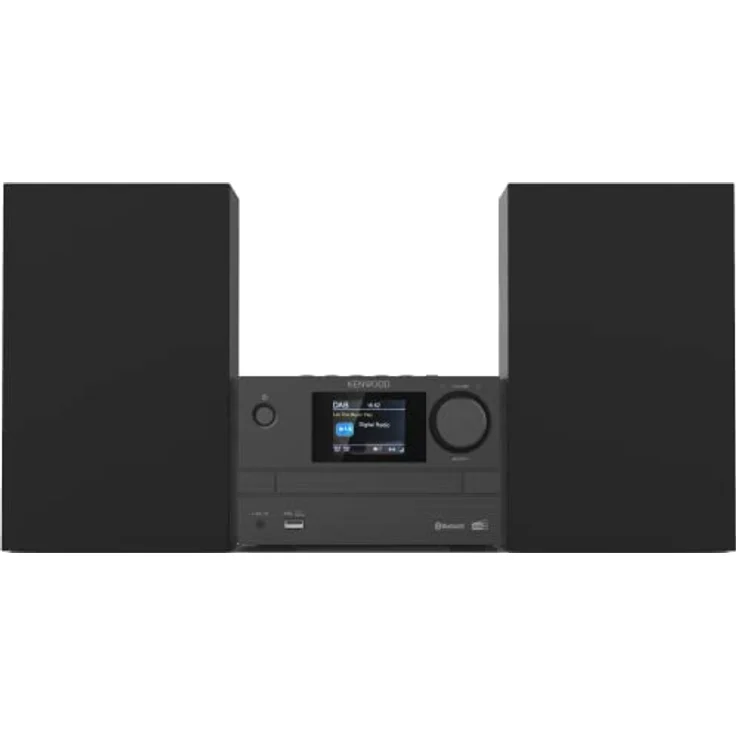 KENWOOD M-525DAB - Micro HiFi-System mit CD, USB, DAB+ und Bluetooth Audio-Streaming, 6,1cm TFT-Farbdisplay, Fernbedienung – Bild 1