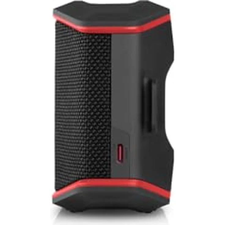 Teufel ROCKSTER GO 2 – Mobiler Bluetooth-Lautsprecher, 15h Akku, IP67 wasserdicht, Dual Pairing, MP3-Player, Mikrofon, Schwarz/Rot – Bild 3