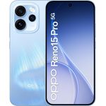 OPPO Reno15 Pro 5G (512 GB, Aurora Blue, 6.32", Dual SIM, 5G), Smartphone, Blau