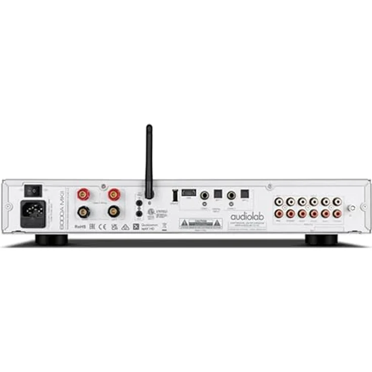 Audiolab 6000A MKII Vollverstärker mit DAC und Phono MM, silber – Bild 4
