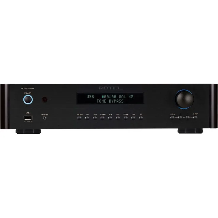 Rotel RC-1572MKII, Vorverstärker mit Premium-32-Bit-DAC, Bluetooth® und umfassenden Anschlussmöglichkeiten