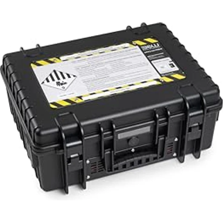 B+W B&W battery.case 908.8 (6000er Case), Kameratasche, Schwarz - Sicherer Transport für Lithium-Akkus mit Aktiv-Kohle-Filter – Bild 2